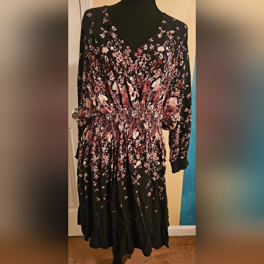 Floral Smocked Dress